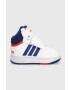 adidas Originals sneakers pentru copii HOOPS MID 3.0 AC I culoarea alb - Pled.ro