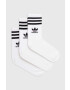 adidas Originals sosete 3-pack culoarea alb - Pled.ro