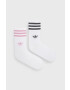 adidas Originals șosete (2-pack) femei culoarea alb HK0301-WHT/BLPNK - Pled.ro