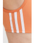 adidas Originals sutien de baie culoarea violet cupa moale - Pled.ro