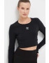 adidas Originals top femei culoarea negru - Pled.ro