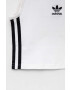 adidas Originals top copii culoarea alb cu imprimeu - Pled.ro