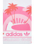 adidas Originals top din bumbac culoarea alb - Pled.ro