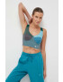 adidas Originals top din bumbac Ksenia Schnaider culoarea verde - Pled.ro