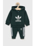 adidas Originals trening bebelusi culoarea verde - Pled.ro