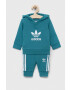 adidas Originals trening bebelusi culoarea turcoaz - Pled.ro