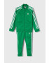 adidas Originals trening copii culoarea verde - Pled.ro