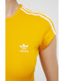 adidas Originals tricou femei culoarea galben - Pled.ro