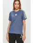 adidas Originals tricou femei culoarea bej - Pled.ro