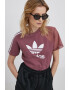 adidas Originals tricou Adicolor HC7044 femei culoarea violet - Pled.ro