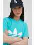 adidas Originals tricou Adicolor HE6869 femei culoarea turcoaz - Pled.ro