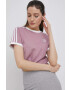 adidas Originals tricou Adicolor HB9485 femei culoarea violet - Pled.ro