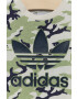 adidas Originals tricou de bumbac pentru copii HE6924 culoarea verde cu imprimeu - Pled.ro