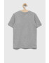 adidas Originals tricou de bumbac pentru copii culoarea gri neted - Pled.ro