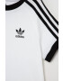 adidas Originals tricou de bumbac pentru copii culoarea alb cu imprimeu - Pled.ro