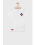 adidas Originals tricou de bumbac pentru copii Disney HC1912 culoarea alb cu imprimeu - Pled.ro