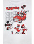 adidas Originals tricou de bumbac pentru copii Disney HF7523 culoarea alb cu imprimeu - Pled.ro