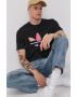 adidas Originals tricou din bumbac culoarea alb - Pled.ro