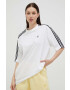 adidas Originals tricou din bumbac culoarea alb - Pled.ro