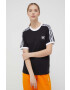 adidas Originals tricou din bumbac culoarea negru - Pled.ro