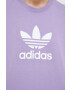 adidas Originals tricou din bumbac culoarea violet - Pled.ro