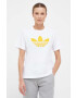 adidas Originals tricou din bumbac culoarea bej - Pled.ro