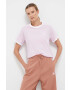 adidas Originals tricou din bumbac culoarea roz - Pled.ro