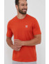 adidas Originals tricou din bumbac culoarea bej - Pled.ro