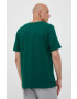 adidas Originals tricou din bumbac culoarea verde cu imprimeu - Pled.ro