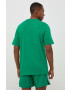 adidas Originals tricou din bumbac culoarea verde cu imprimeu - Pled.ro