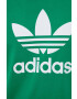 adidas Originals tricou din bumbac culoarea verde cu imprimeu - Pled.ro