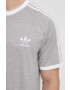 adidas Originals tricou din bumbac culoarea albastru marin cu imprimeu - Pled.ro