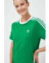 adidas Originals tricou din bumbac culoarea verde - Pled.ro