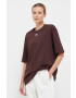 adidas Originals tricou din bumbac culoarea maro - Pled.ro