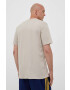 adidas Originals tricou din bumbac culoarea bej cu imprimeu - Pled.ro