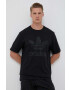 adidas Originals tricou din bumbac culoarea negru cu imprimeu - Pled.ro