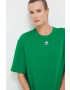 adidas Originals tricou din bumbac culoarea verde - Pled.ro