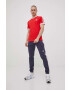 adidas Originals tricou din bumbac Adicolor HE9547 culoarea rosu cu imprimeu HE9547-VIVRED - Pled.ro