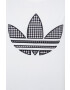 adidas Originals tricou din bumbac Trefoil Moments HB9436 culoarea alb - Pled.ro