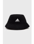 adidas palarie din bumbac culoarea alb bumbac - Pled.ro