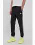 adidas Pantaloni GK8822 bărbați culoarea negru cu imprimeu - Pled.ro