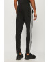 adidas pantaloni femei culoarea roz neted - Pled.ro