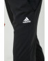 adidas pantaloni de antrenament Essentials barbati culoarea negru neted - Pled.ro