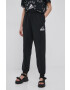 adidas pantaloni de bumbac femei culoarea bej neted - Pled.ro