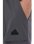 adidas pantaloni de trening culoarea gri neted - Pled.ro