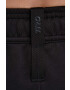 adidas pantaloni de trening culoarea negru neted - Pled.ro