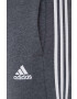 adidas pantaloni de trening culoarea gri cu imprimeu - Pled.ro