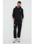 adidas pantaloni de trening culoarea gri melanj - Pled.ro