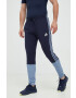 adidas pantaloni de trening barbati culoarea albastru marin neted - Pled.ro