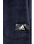 adidas pantaloni de trening femei culoarea albastru marin neted - Pled.ro